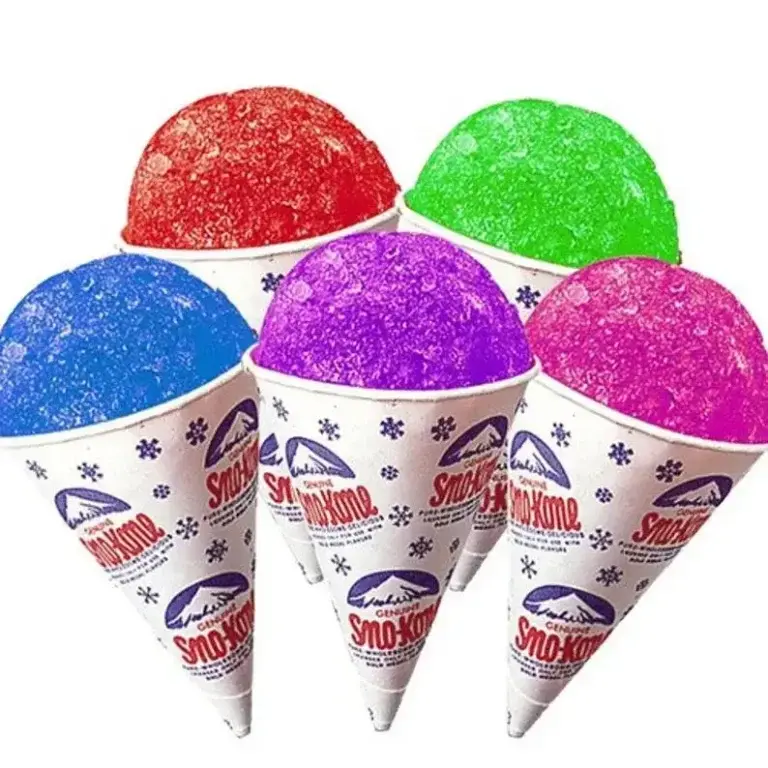 Sno-cones at the family picnic